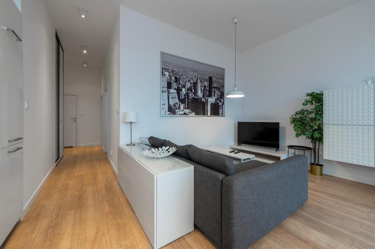 Penthouse With A View Of Lodz & Free Parking Lejlighed Eksteriør billede