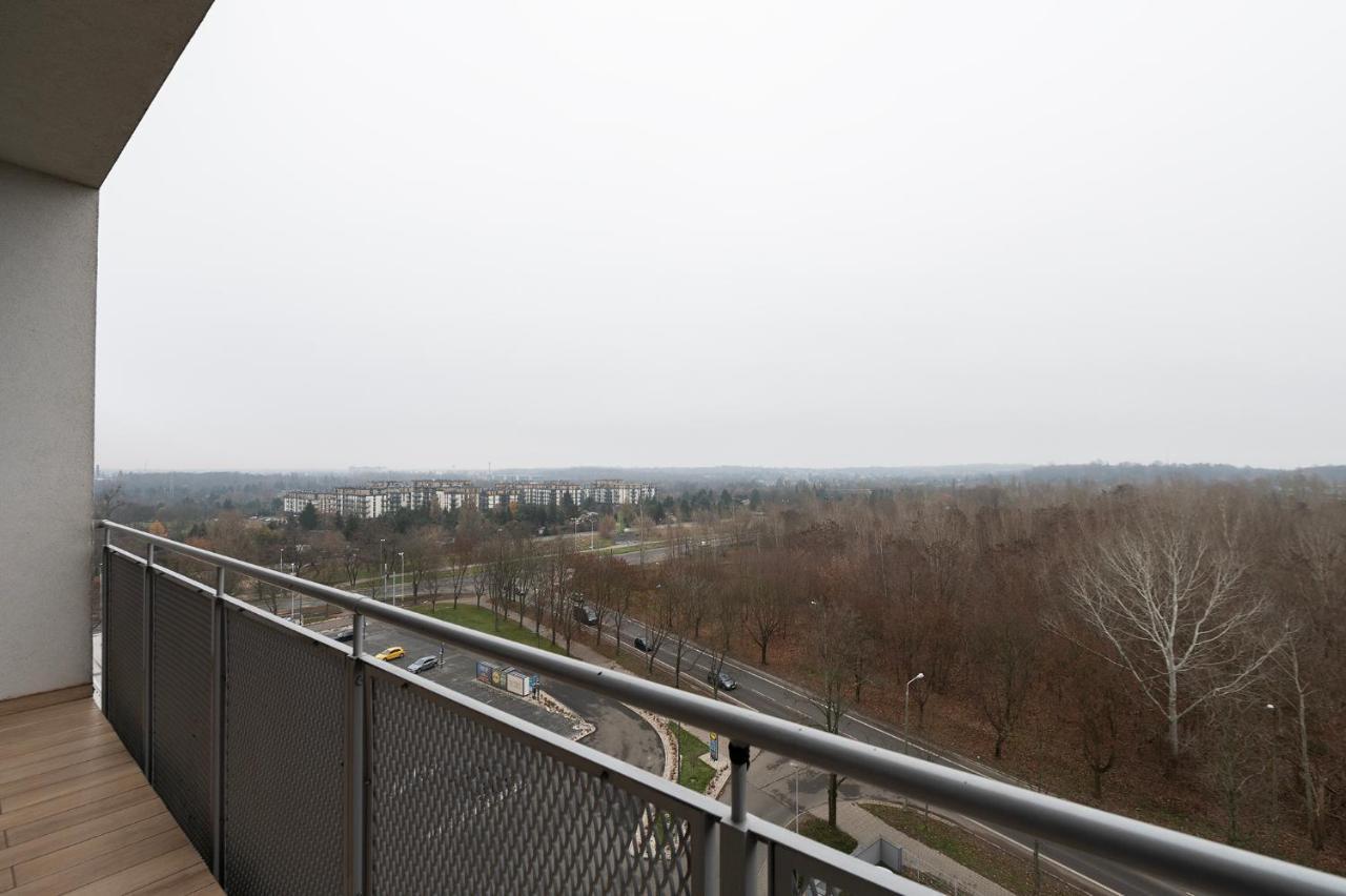 Penthouse With A View Of Lodz & Free Parking Lejlighed Eksteriør billede