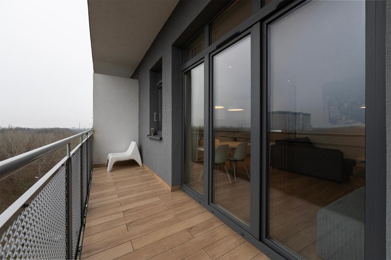 Penthouse With A View Of Lodz & Free Parking Lejlighed Eksteriør billede