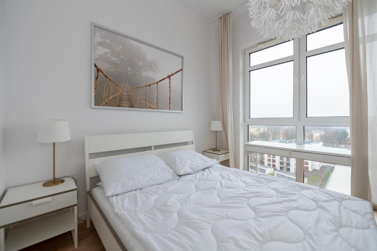 Penthouse With A View Of Lodz & Free Parking Lejlighed Eksteriør billede